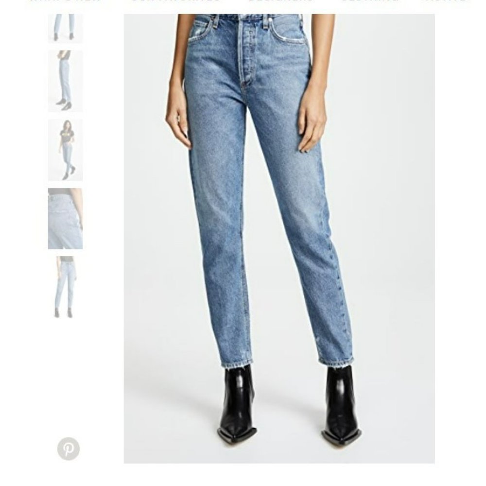 AGOLDE Jamie in Passenger, size 25